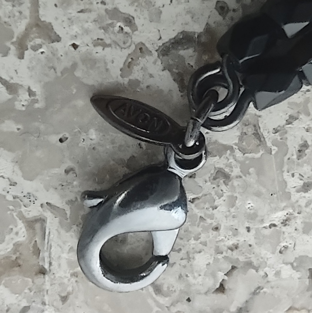 4pc Bundle Assorted Black/Silvertone Necklaces - image 8